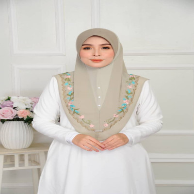 Malaysian Embroidered Ready Hijab